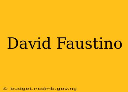 David Faustino