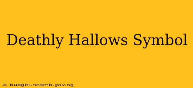 Deathly Hallows Symbol