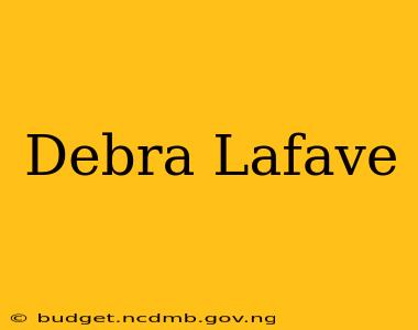 Debra Lafave