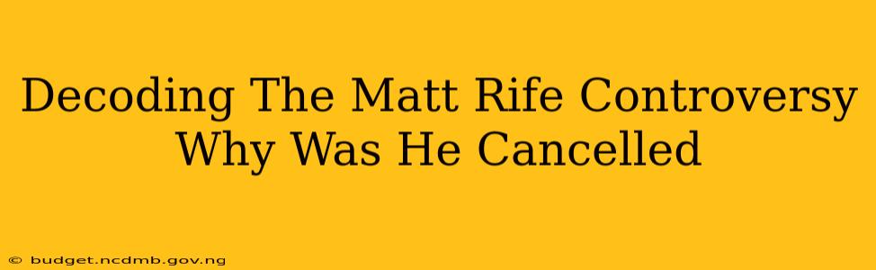 Decoding The Matt Rife Controversy Why Was He Cancelled