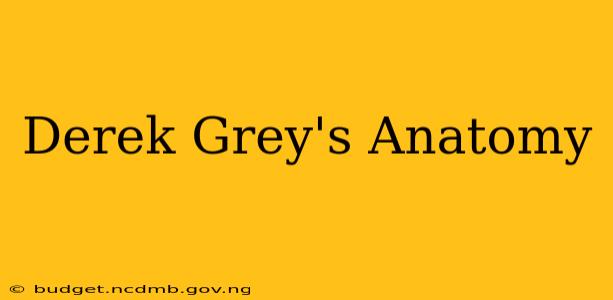 Derek Grey's Anatomy