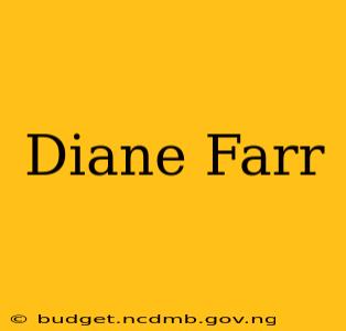 Diane Farr