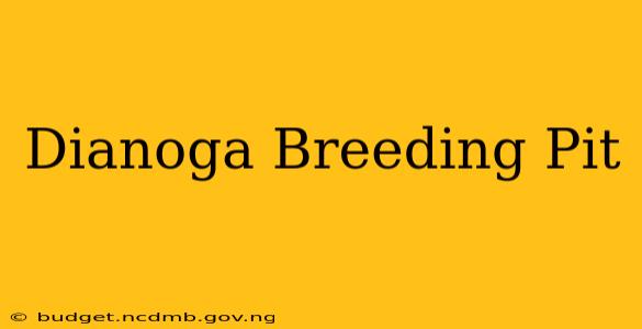 Dianoga Breeding Pit
