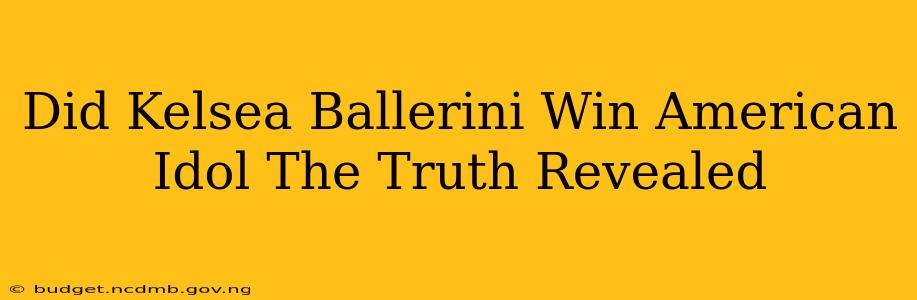 Did Kelsea Ballerini Win American Idol The Truth Revealed