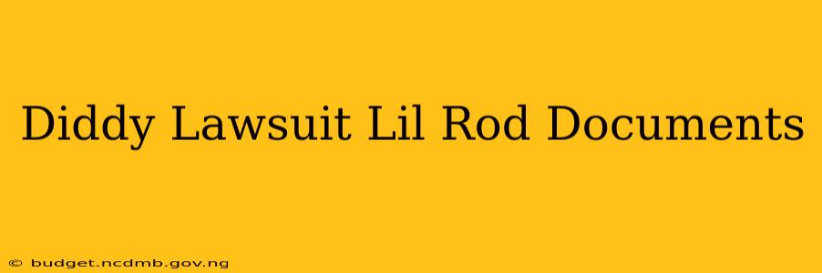 Diddy Lawsuit Lil Rod Documents