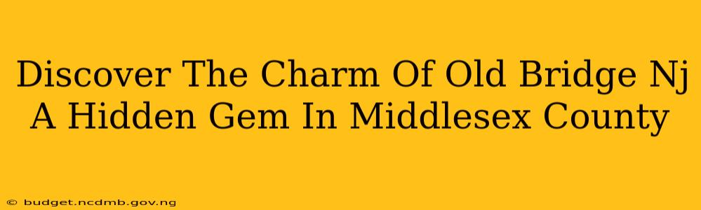 Discover The Charm Of Old Bridge Nj A Hidden Gem In Middlesex County