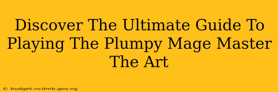 Discover The Ultimate Guide To Playing The Plumpy Mage Master The Art