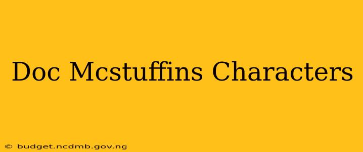 Doc Mcstuffins Characters