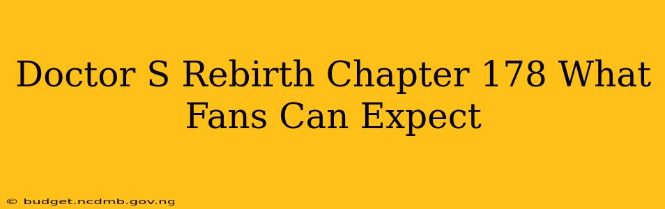 Doctor S Rebirth Chapter 178 What Fans Can Expect