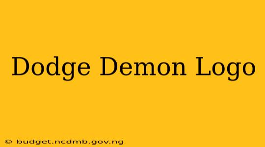 Dodge Demon Logo