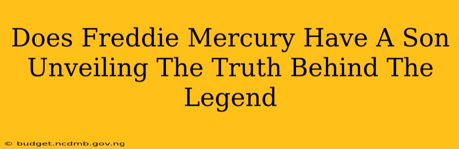 Does Freddie Mercury Have A Son Unveiling The Truth Behind The Legend