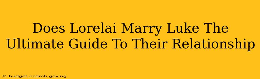 Does Lorelai Marry Luke The Ultimate Guide To Their Relationship