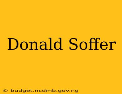 Donald Soffer
