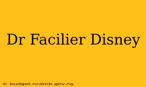 Dr Facilier Disney