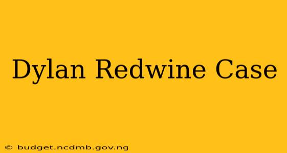 Dylan Redwine Case