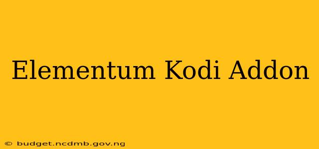 Elementum Kodi Addon