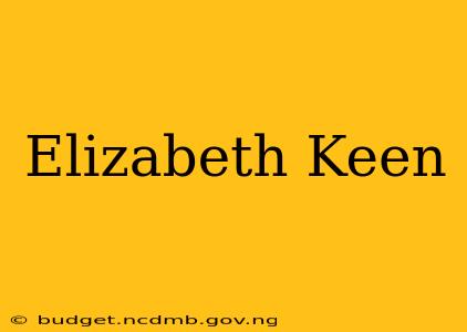 Elizabeth Keen