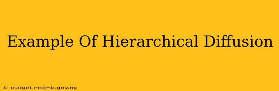 Example Of Hierarchical Diffusion