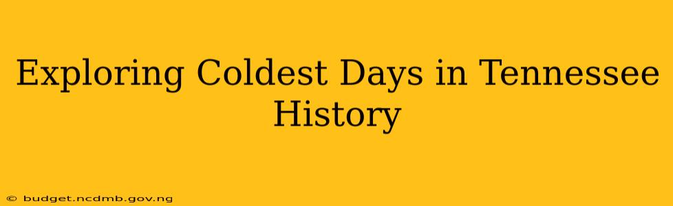 Exploring Coldest Days in Tennessee History