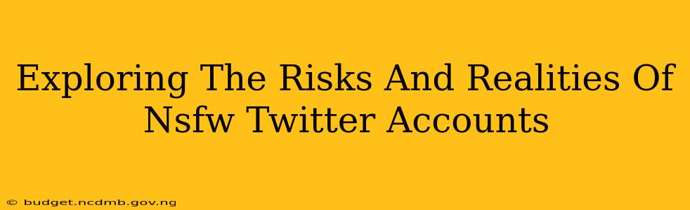 Exploring The Risks And Realities Of Nsfw Twitter Accounts