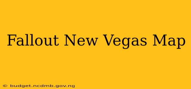 Fallout New Vegas Map