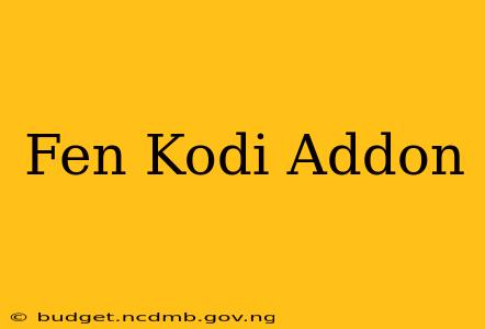 Fen Kodi Addon