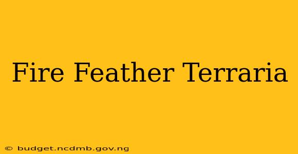 Fire Feather Terraria