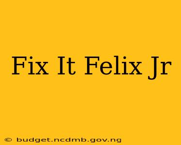 Fix It Felix Jr