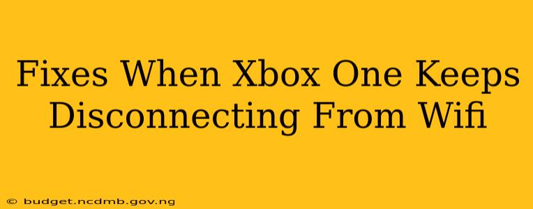 Fixes When Xbox One Keeps Disconnecting From Wifi