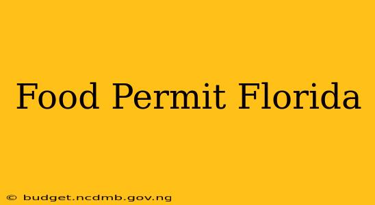 Food Permit Florida