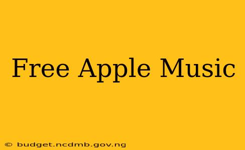 Free Apple Music