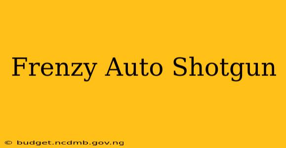 Frenzy Auto Shotgun