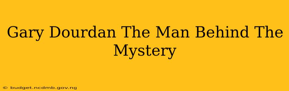 Gary Dourdan The Man Behind The Mystery