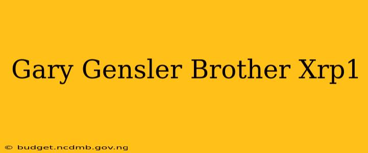 Gary Gensler Brother Xrp1