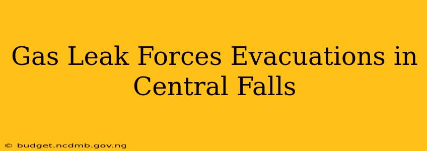 Gas Leak Forces Evacuations in Central Falls