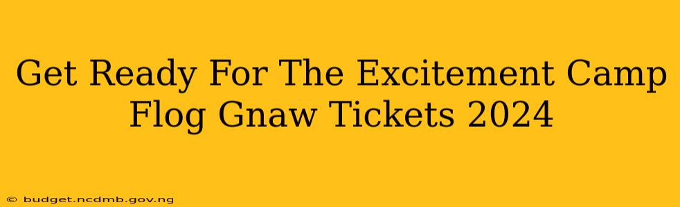 Get Ready For The Excitement Camp Flog Gnaw Tickets 2024