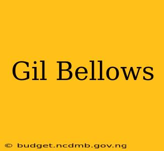 Gil Bellows