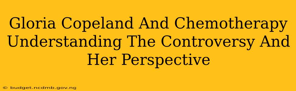 Gloria Copeland And Chemotherapy Understanding The Controversy And Her Perspective