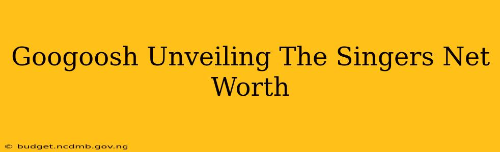 Googoosh Unveiling The Singers Net Worth