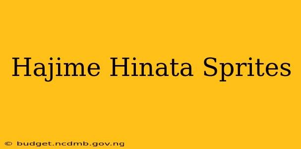 Hajime Hinata Sprites