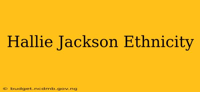 Hallie Jackson Ethnicity