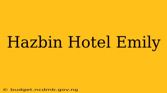 Hazbin Hotel Emily