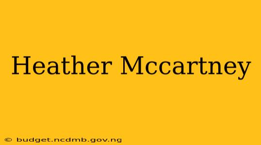 Heather Mccartney
