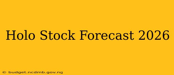 Holo Stock Forecast 2026