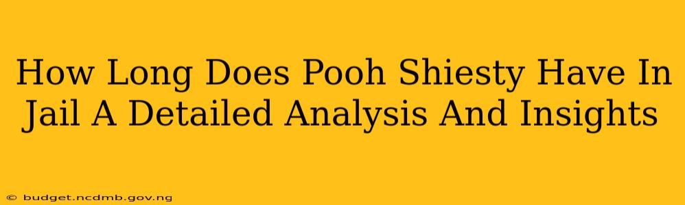 How Long Does Pooh Shiesty Have In Jail A Detailed Analysis And Insights