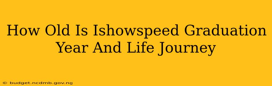 How Old Is Ishowspeed Graduation Year And Life Journey