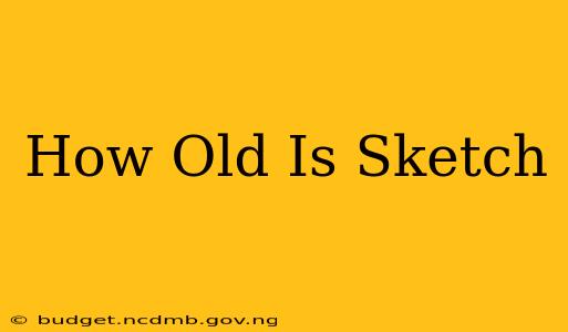 How Old Is Sketch
