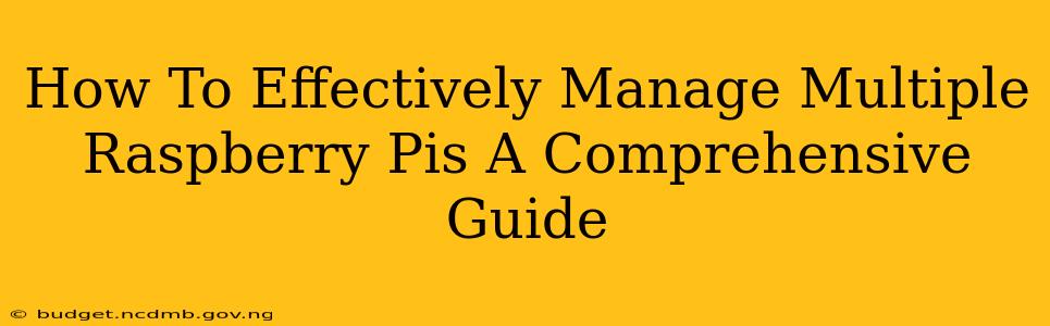 How To Effectively Manage Multiple Raspberry Pis A Comprehensive Guide