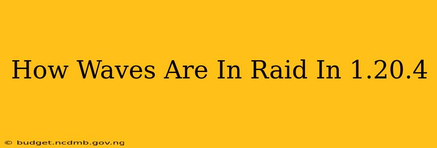 How Waves Are In Raid In 1.20.4