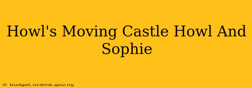 Howl's Moving Castle Howl And Sophie